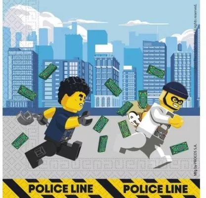 Serwetki papierowe Lego City 33 x 33cm