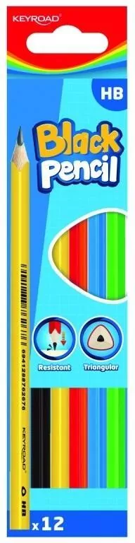 Ołówek drewniany HB kolorowa obudowa - tantis.pl