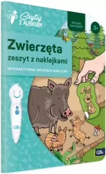 Zwierzęta. Zeszyt z naklejkami. Czytaj z Albikiem