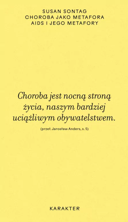 Choroba jako metafora. AIDS i jego metafory - tantis.pl
