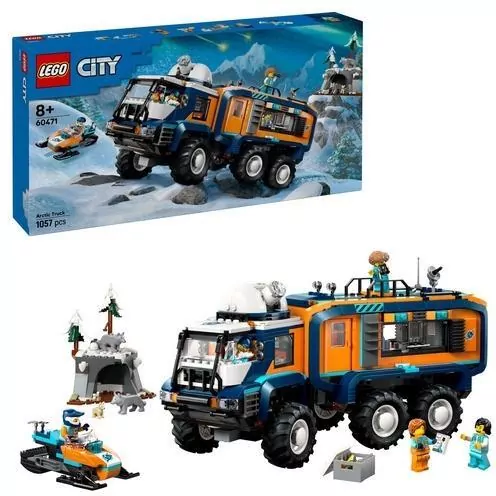 LEGO® City. Ciężarówka z laboratorium arktycznej odkrywczyni 60471 - tantis.pl