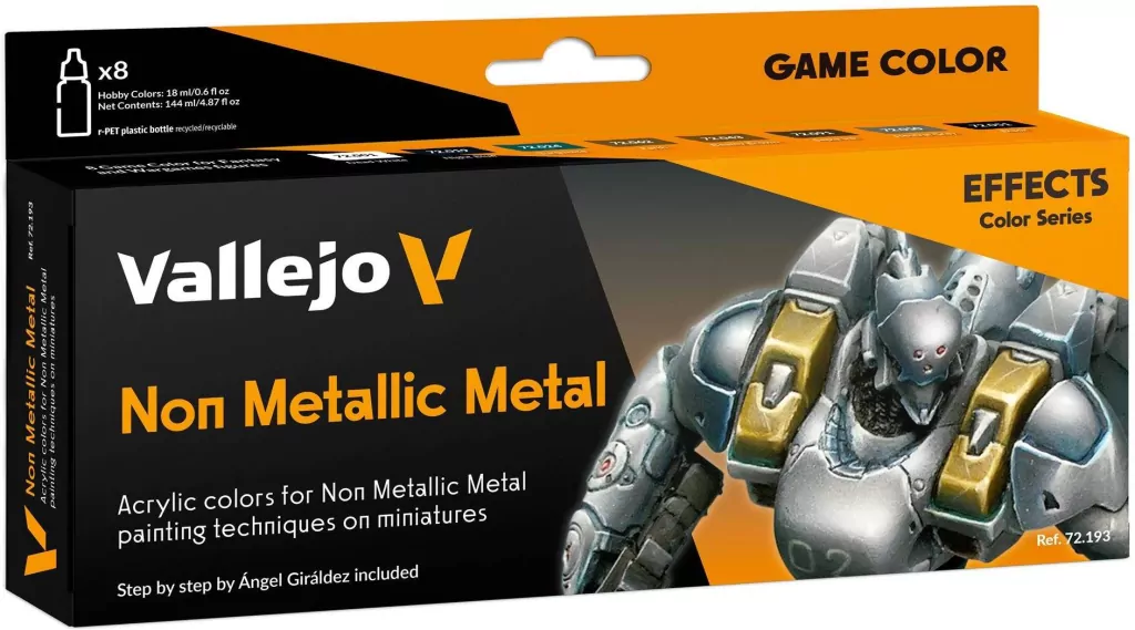 Vallejo: 72.193 - Game Color - Non Metallic Metal (8 x 18 ml) - tantis.pl