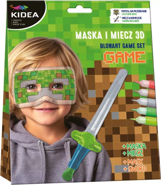 Zestaw 3D BlowArt game KIDEA - tantis.pl