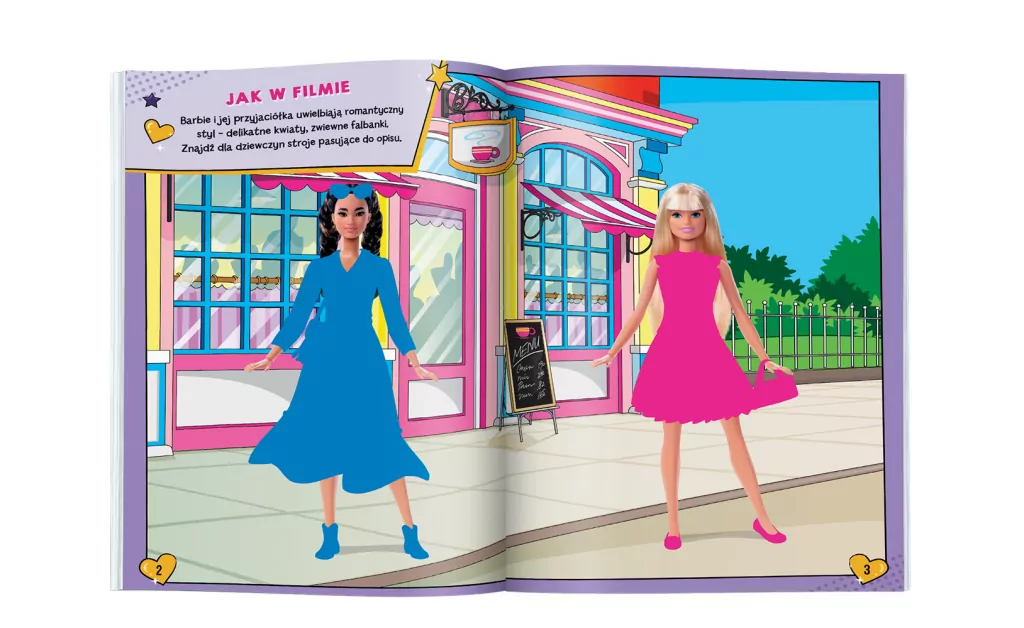 Brokatowe ubieranki. Barbie - tantis.pl