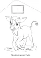 Kolorowanki z zagrody. Krówka - tantis.pl