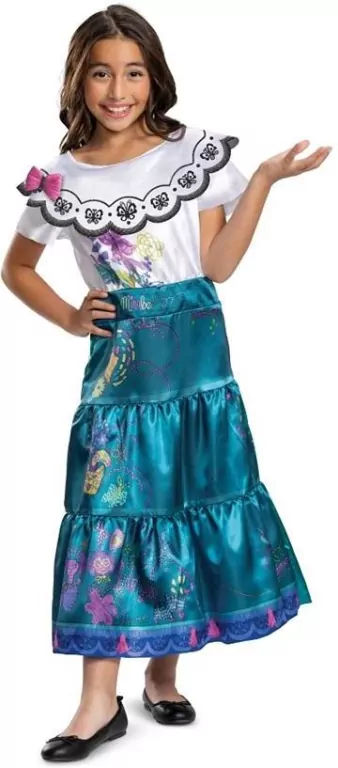 Strój Mirabel Deluxe Encanto. Rozm. M 7-8 lat - tantis.pl
