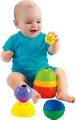 Mattel. Fisher-Price Okrągłe kubeczki do układania W4472 - tantis.pl