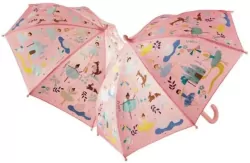 Parasolka zmieniająca kolory baletnica