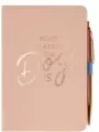 Notes 11x16,5cm z długopisem Rose Gold - tantis.pl