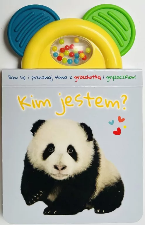 Książeczka z gryzakiem i grzechotką. Kim jestem? - tantis.pl