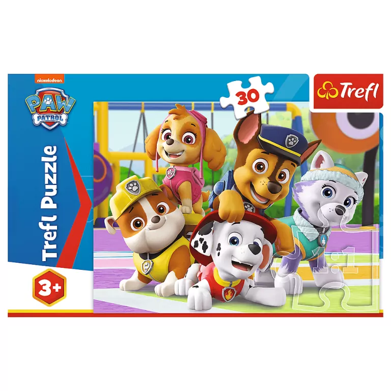 Psi Patrol zawsze na czas. Puzzle 30 elementów - tantis.pl