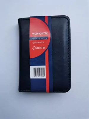 Wizytownik jednoklatkowy. Granatowy