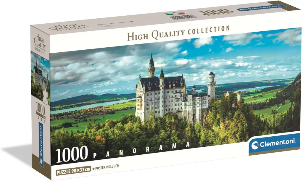Puzzle 1000 Panorama The Neuschwanstein Castle - tantis.pl