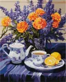 Malowanie po numerach - Harmonia lawendy 40x50cm - tantis.pl