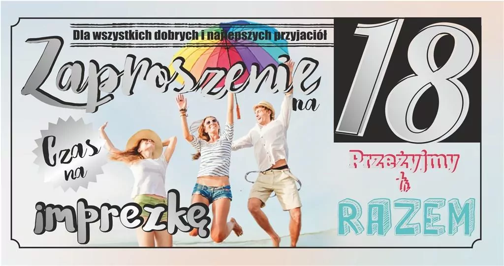 Zaproszenie: Urodziny - tantis.pl