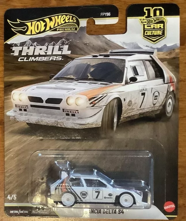 Hot Wheels Kultowe auta Lancia Delta S4 - tantis.pl