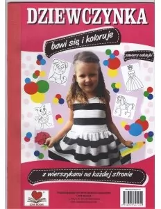 Dziewczynka bawi się i koloruje - tantis.pl
