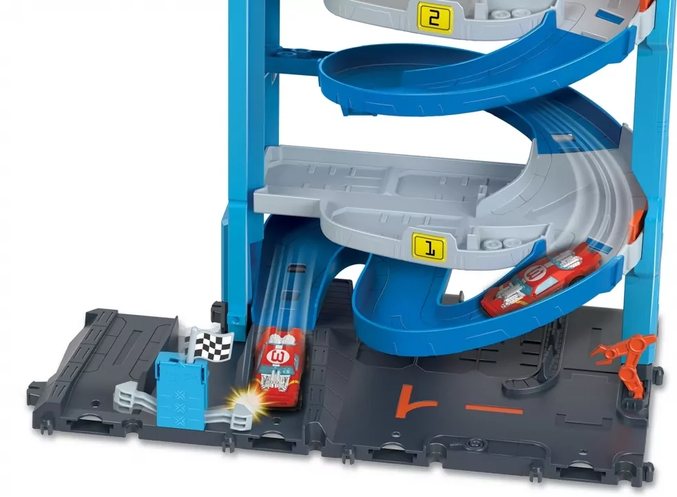 Hot Wheels City Wyścigowa wieża z transformacją - tantis.pl