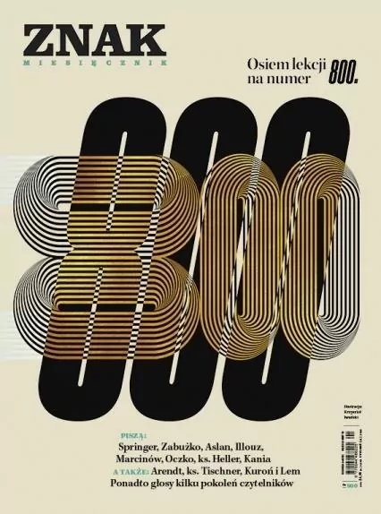 Miesięcznik Znak 800 01/2022 Osiem lekcji na 800 - tantis.pl