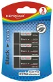 Gumka uniwersalna. Keyroad black - tantis.pl