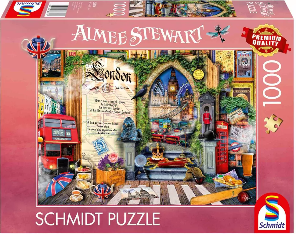 Puzzle PQ 1000 Wspomnienia z Londynu / Anglia - tantis.pl