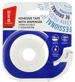 Taśma klejąca 18mmx20m z podajnikiem MemoBe