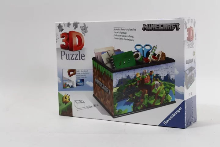 Ravensburger. Puzzle 3D. Szkatułka Minecraft - tantis.pl