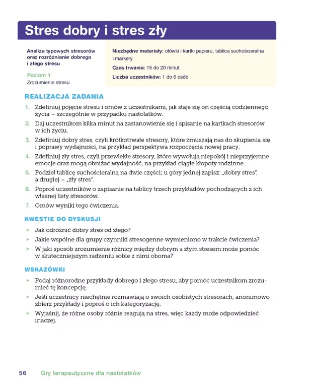 Gry terapeutyczne dla nastolatków - tantis.pl
