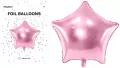 Balon foliowy Gwiazdka 48cm jasny róż - tantis.pl
