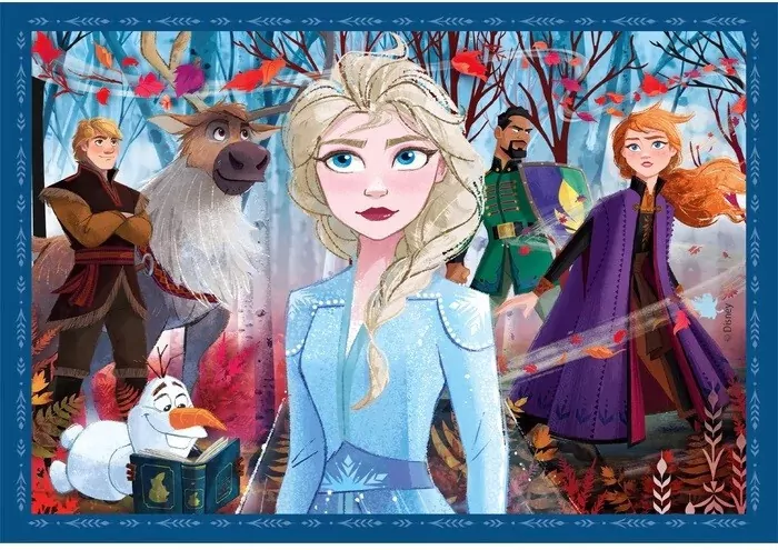 Clementoni. Puzzle 4w1. Super Kolor Frozen - tantis.pl