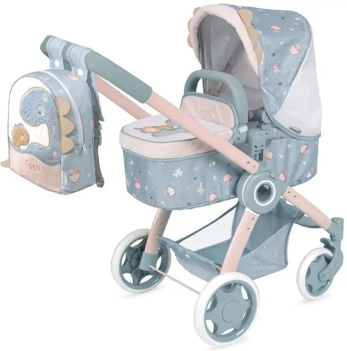 Składany wózek 3w1 Coco dla lalek do 48cm - tantis.pl