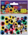 Ruchome oczka samoprzylepne kolorowe mix 100szt - tantis.pl
