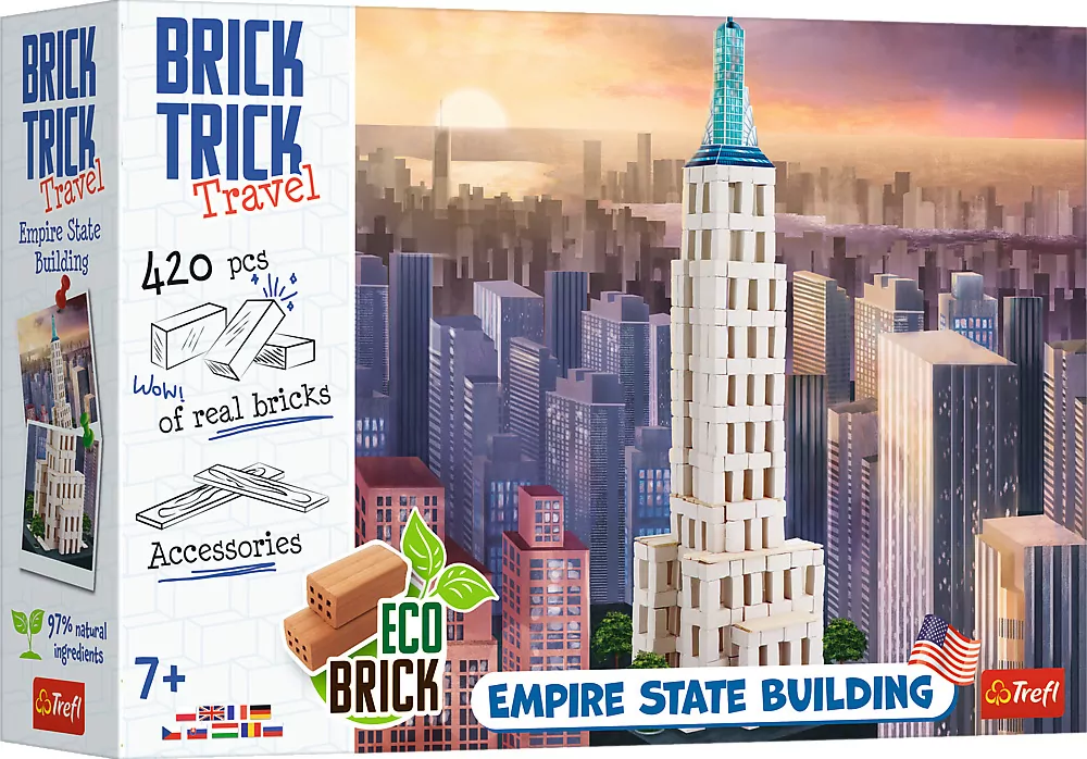 Buduj z cegły. Travel. Empire State Building XL. 61785 - tantis.pl