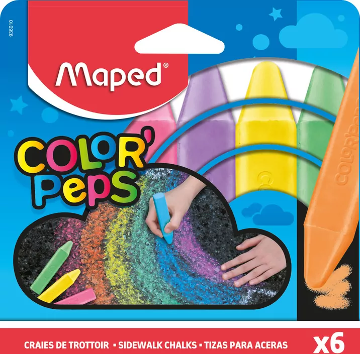 Kreda chodnikowa Colorpeps 6 kolorów - tantis.pl