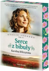 Stacja Jagodno. Serce z bibuły (barwione brzegi)