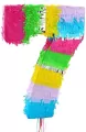 Piniata 50x35x7.5cm. Cyfra 7 pastelowa - tantis.pl
