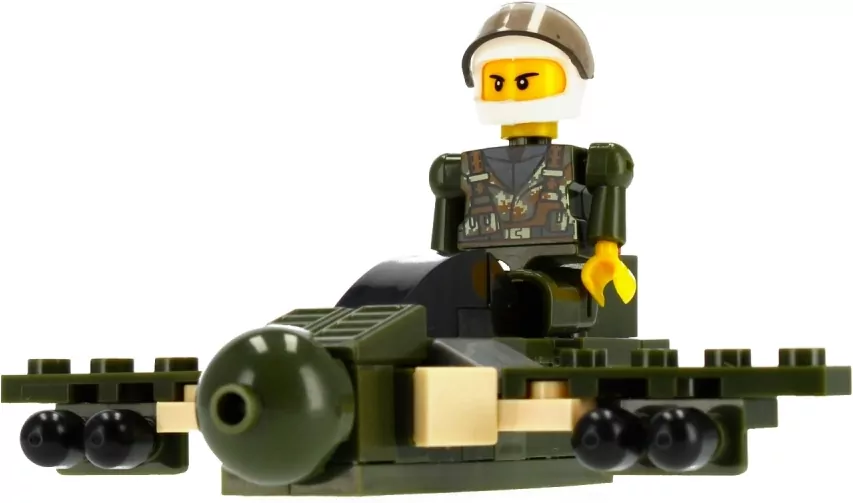 Klocki konstrukcyjne Alleblox Military Force 63-64 elementy, mix - tantis.pl