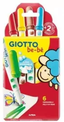 Super pisaki 6 kolorów Bebe GIOTTO