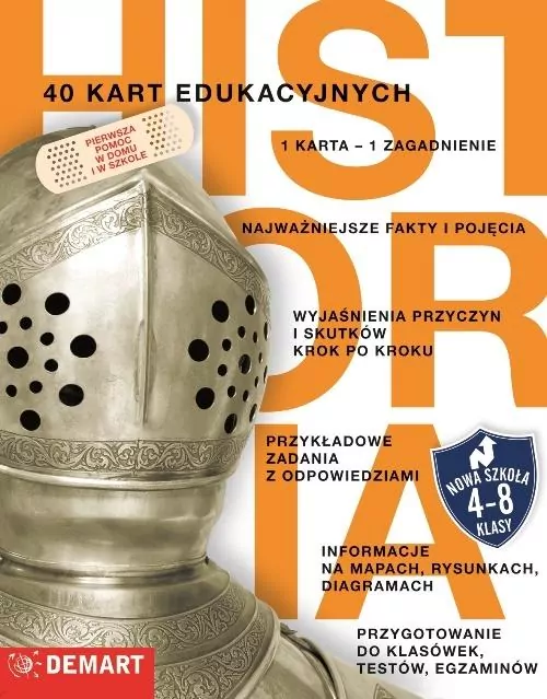Karty edukacyjne. Klasy 4-8. Historia - tantis.pl