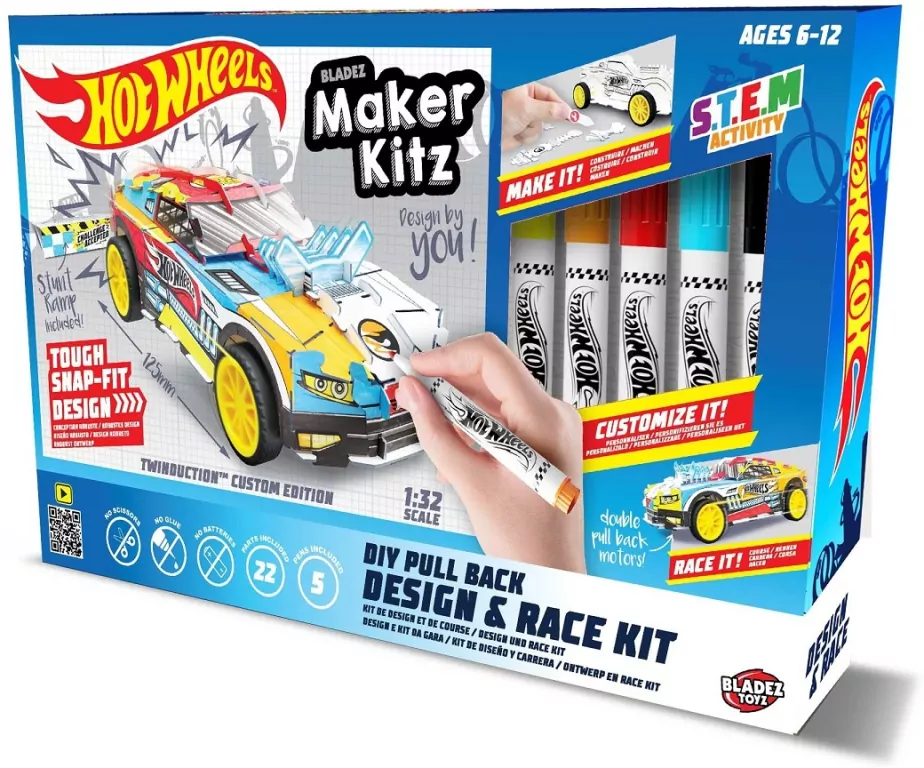 Hot Wheels Maker Kitz. Zestaw z mazakami - tantis.pl