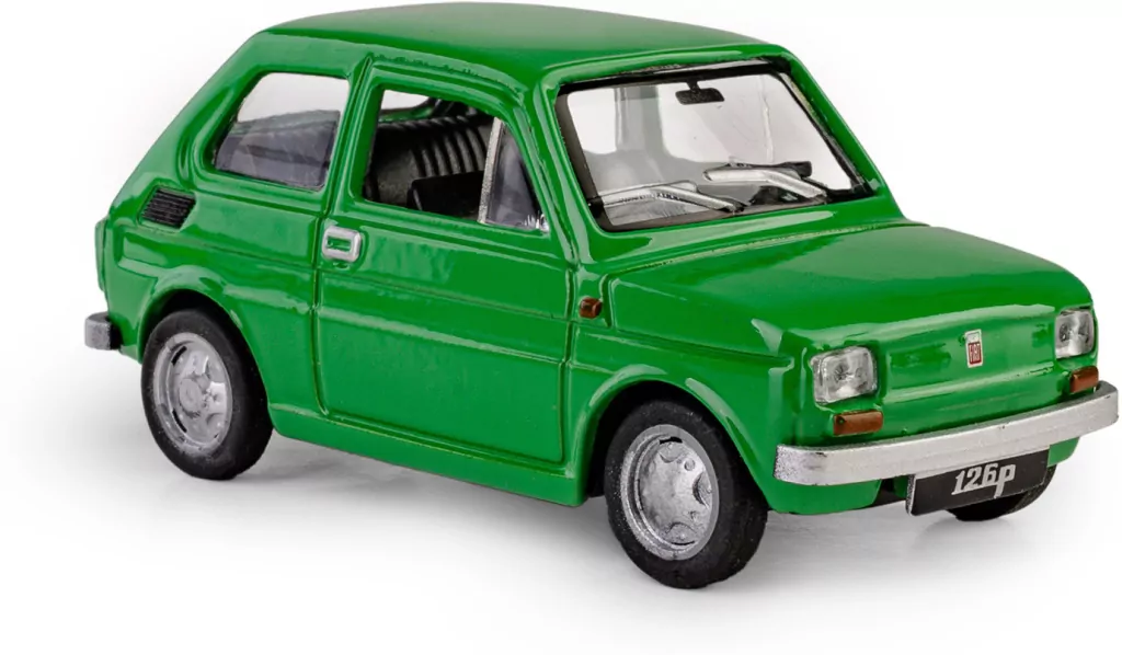 Kolekcja PRL. Fiat 126p zielony - tantis.pl