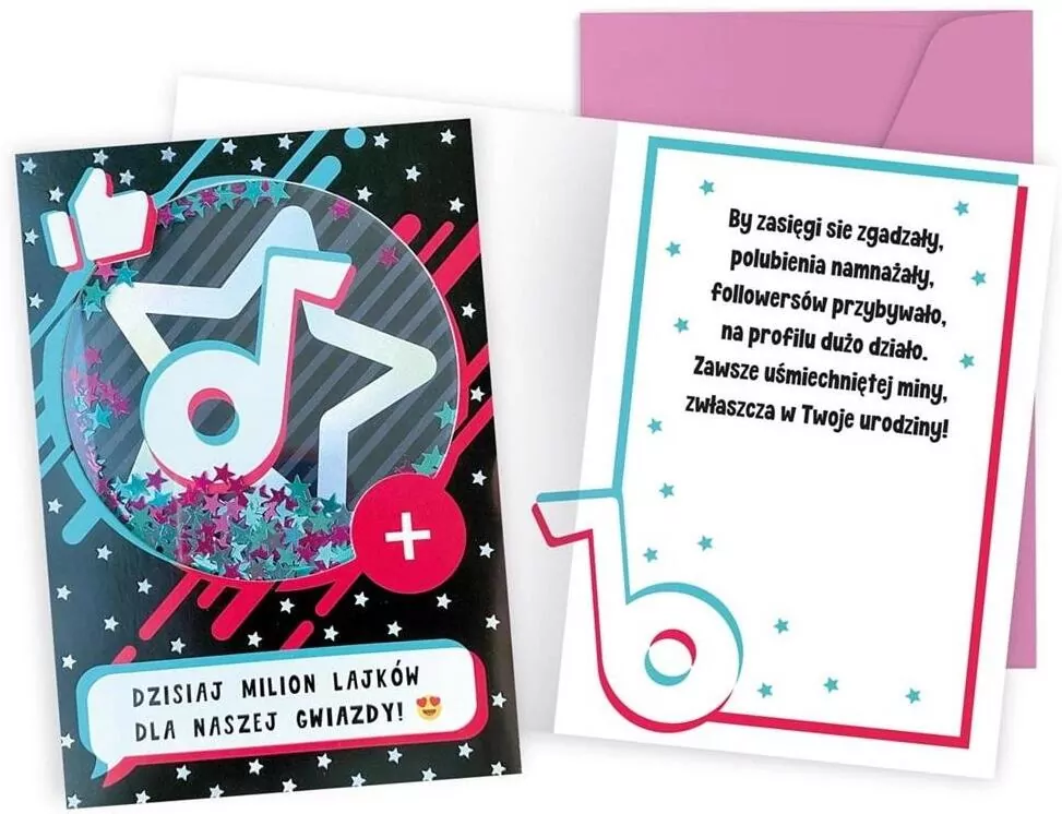 Karnet B6. Urodziny milion lajków - tantis.pl