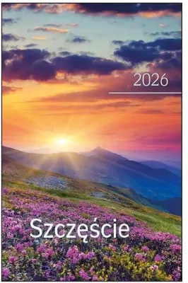 Kalendarz 2026 kieszonkowy szczęście pejzaż