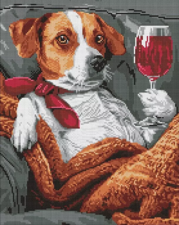 Diamentowa mozaika - Puszysty degustator 40x50cm - tantis.pl