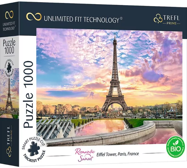Puzzle 1000. Romantic Sunset: Eiffel Tower - tantis.pl