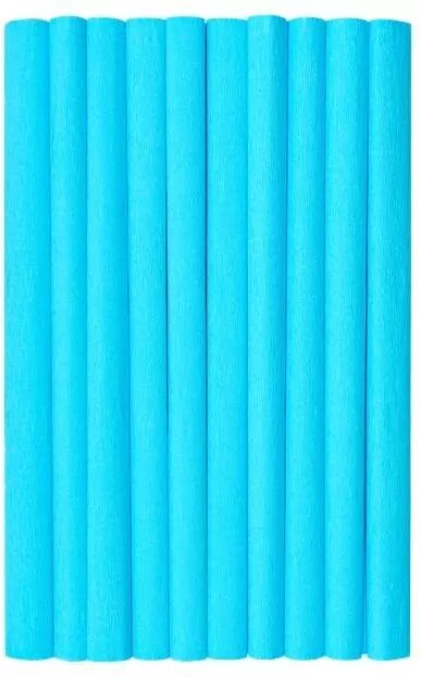 Bibuła marszczona lazurowa 50x200cm (10szt)HERLITZ - tantis.pl