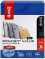 Marker permanentny 1-4mm czarny (10szt) MemoBe - tantis.pl