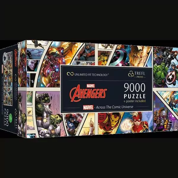 Puzzle 9000. UFT Marvel. Across The Comic Universe - tantis.pl