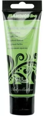 Farba akrylowa. Jasnozielona