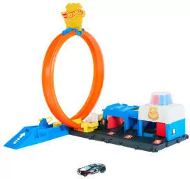 Hot Wheels City Posterunek policji Super Pętla - tantis.pl
